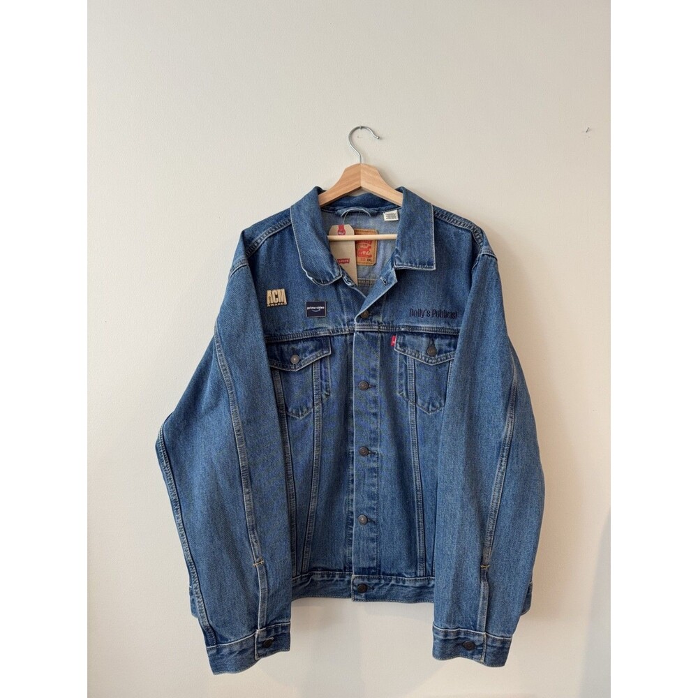 NWT LEVIS BLUE JEAN JACKET 2XL - DOLLY PARTON TV/MOVIE PROMO RARE